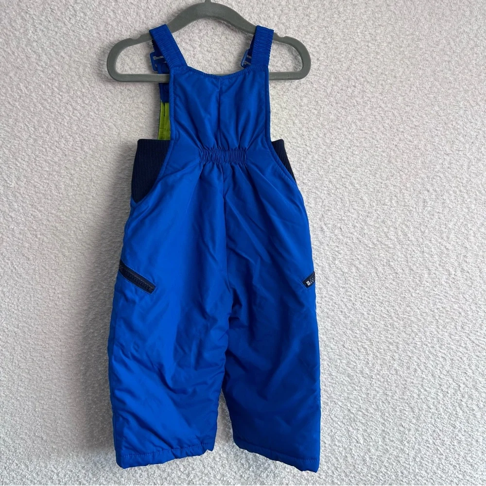 Gymboree NWT Infant‎ Snow Suit Ski Bib Blue Snowsuit Size 6-12 Months